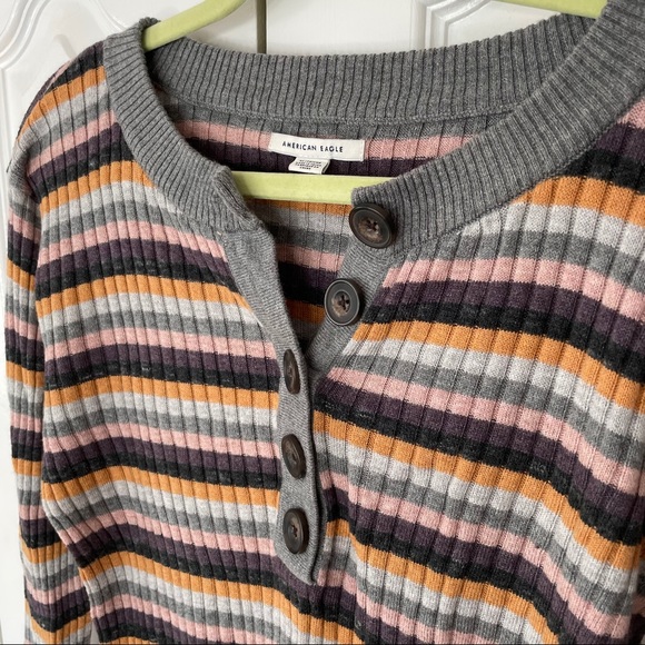 Long Sleeve Henley Shirt - Picture 2 of 4